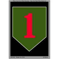 STICKER-U.S. ARMY,001ST DIV