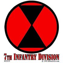 STICKER-U.S. ARMY,007TH INF