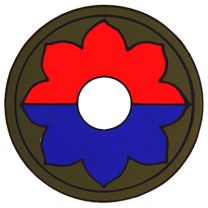 STICKER-U.S. ARMY,009TH DIV