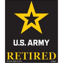 STICKER-U.S. ARMY,RET
