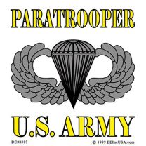 STICKER-U.S. ARMY,PARA,BAS