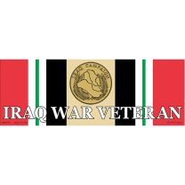 STICKER-IRAQ WAR,SVC RBN