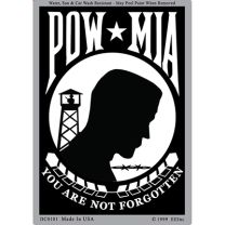 STICKER-POW*MIA