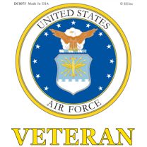 STICKER-U.S. AIR FORCE,VET