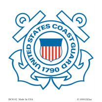 STICKER-U.S. COAST GUARD LOGO