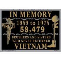 STICKER-VIETNAM,IN MEMORY