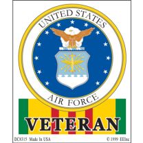 STICKER-VIETNAM,USAF VET