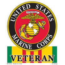STICKER-VIETNAM,USMC VET