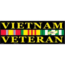 STICKER-VIETNAM VETERAN