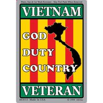 STICKER-VIETNAM,VETERAN
