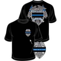 TEE-POLICE,THIN BLUE LINE