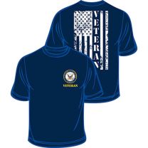 TEE-US NAVY VET FLAG